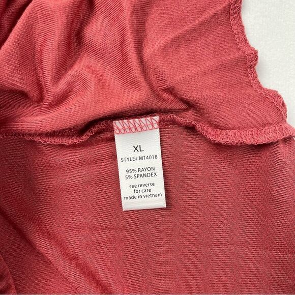 NWT Active Collections Los Angeles Draped Sleeveless Soft Stretch Top Women’s M - Picture 7 of 8